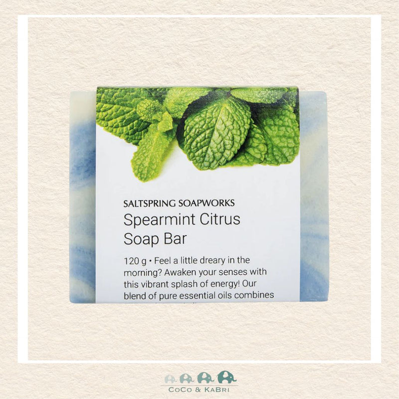 🇨🇦 Saltspring Soapworks: Spearmint Citrus Soap Bar, CoCo & KaBri Children's Boutique