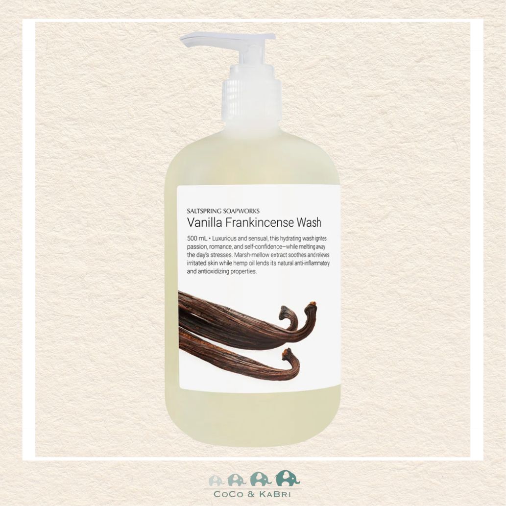 🇨🇦 Saltspring Soapworks: Vanilla Frankincense Wash (Limited Edition), CoCo & KaBri Children's Boutique, Brooks Alberta Canada