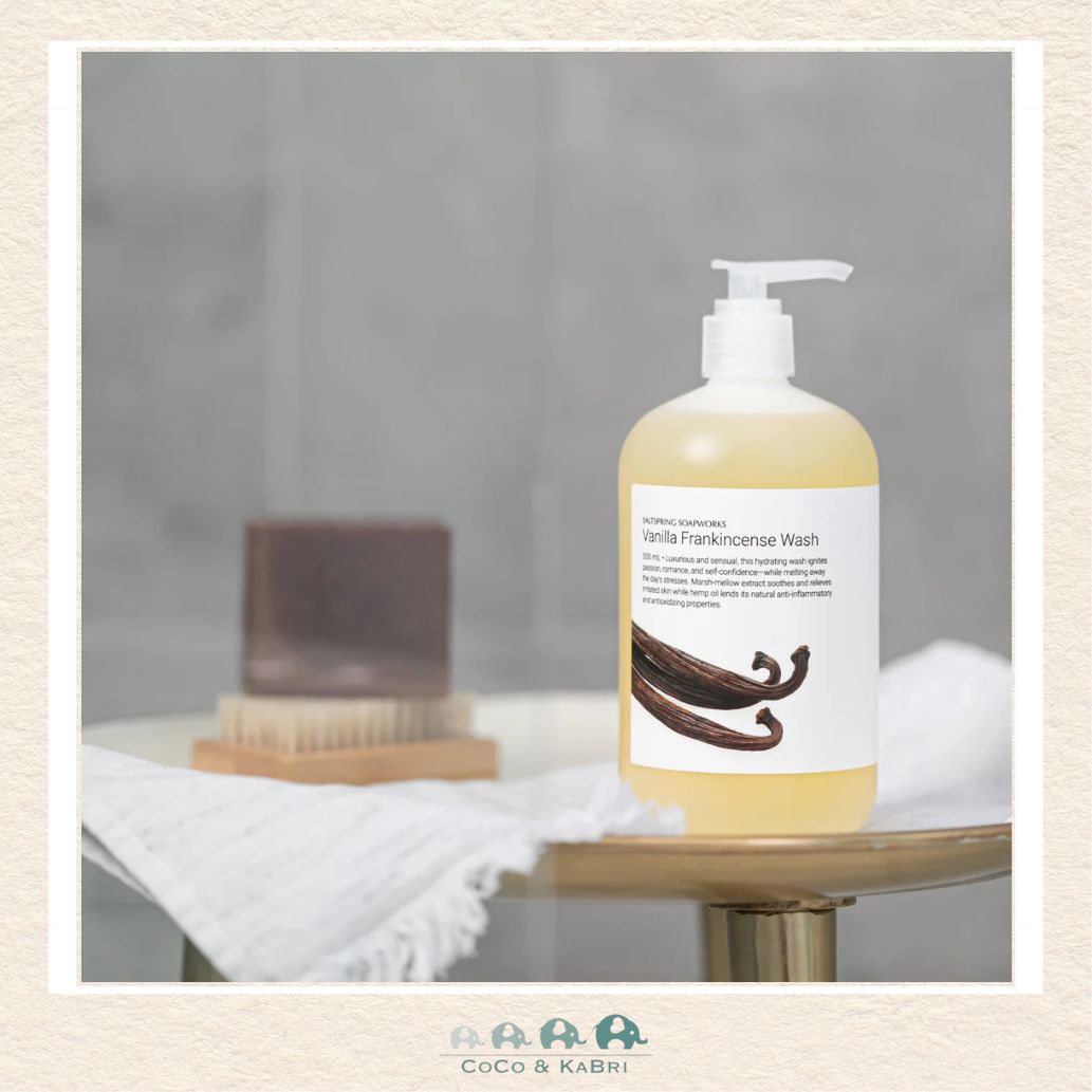 🇨🇦 Saltspring Soapworks: Vanilla Frankincense Wash (Limited Edition), CoCo & KaBri Children's Boutique, Brooks Alberta Canada