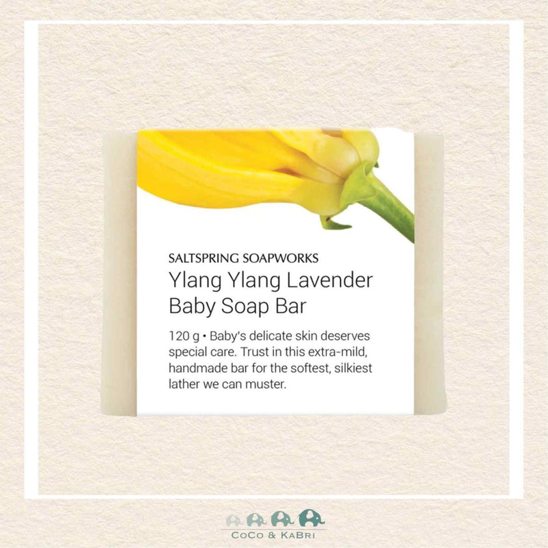 🇨🇦 Saltspring Soapworks: Ylang Ylang Lavender Baby Soap Bar, CoCo & KaBri Children's Boutique, Brooks Alberta Canada