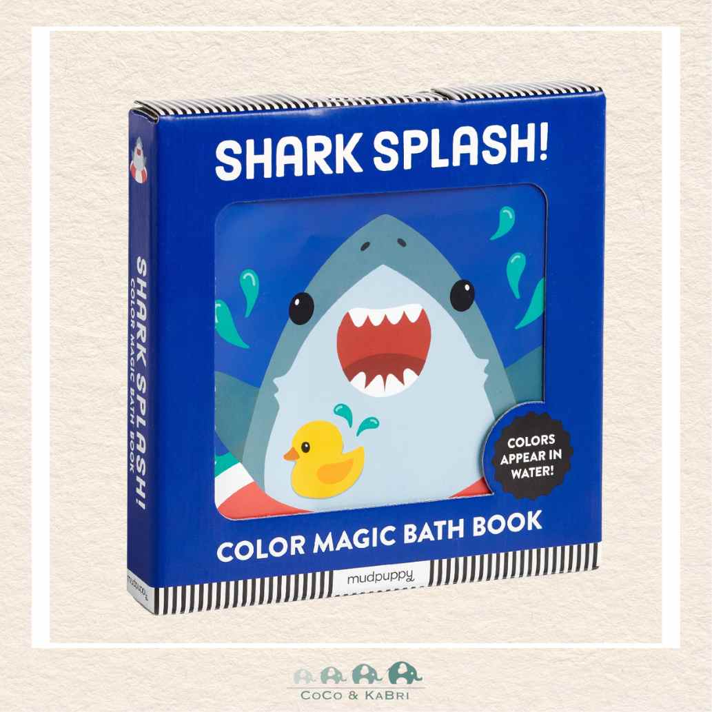 Shark Splash! Color Magic Bath Book, CoCo & KaBri Children's Boutique, Brooks Alberta Canada