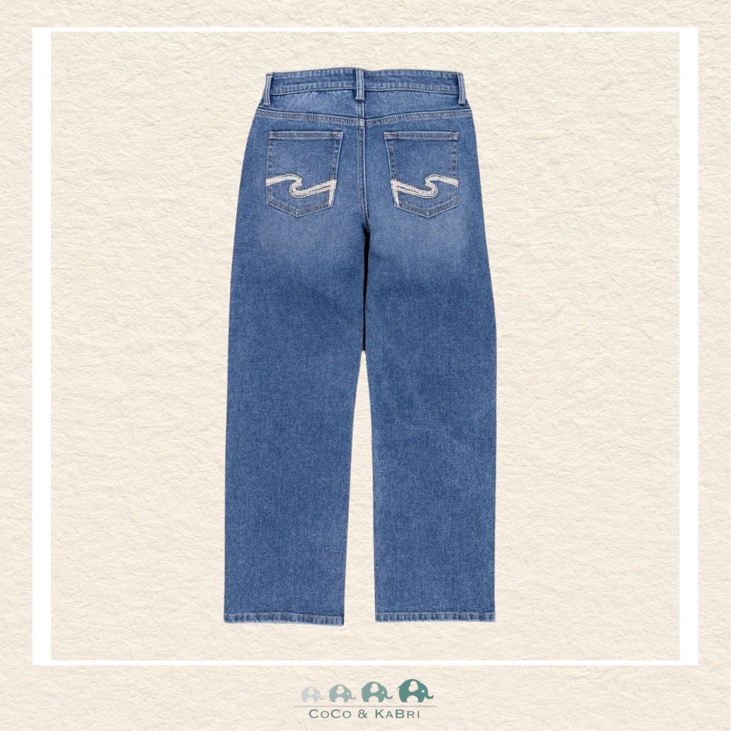 Silver Jeans: Boys Garret Loose Fit Denim - Medium Wash, CoCo & KaBri Children's Boutique