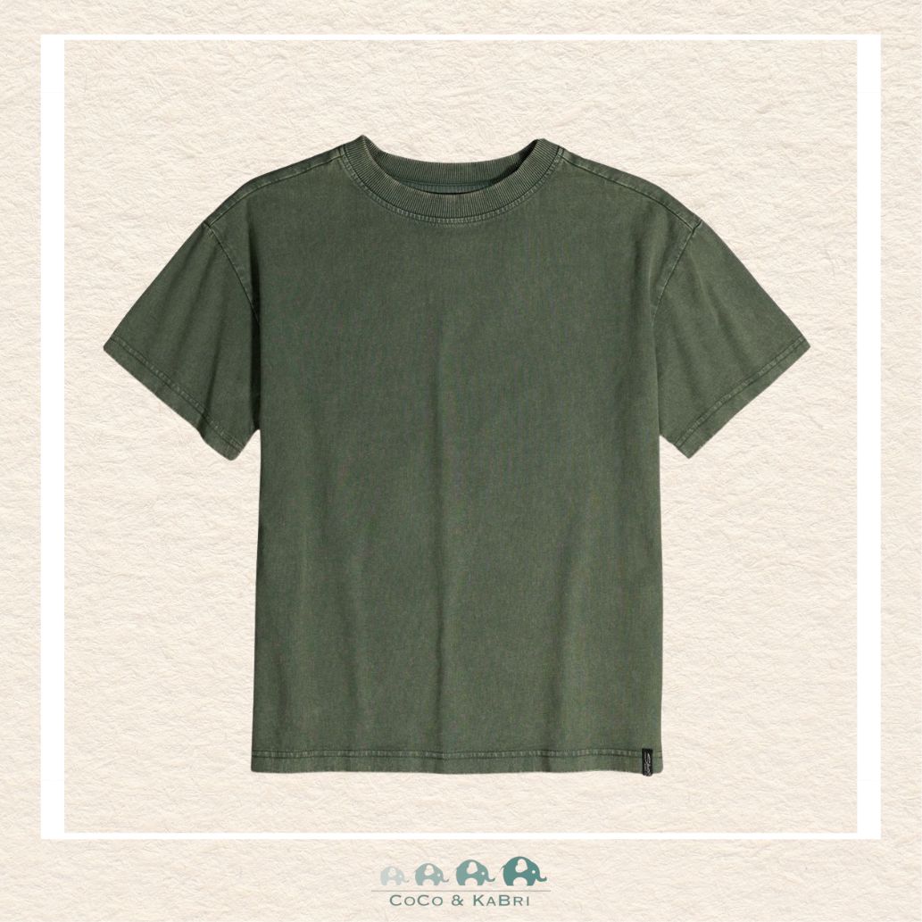 Silver Jeans Co: Youth Boys' Marble Wash Loose Fit Crew Neck Tee, CoCo & KaBri Children's Boutique, Brooks Alberta Canada