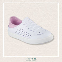 Skechers Girls' Foamies: Breezy Steps - White/Pink (P3 - 40), CoCo & KaBri Children's Boutique