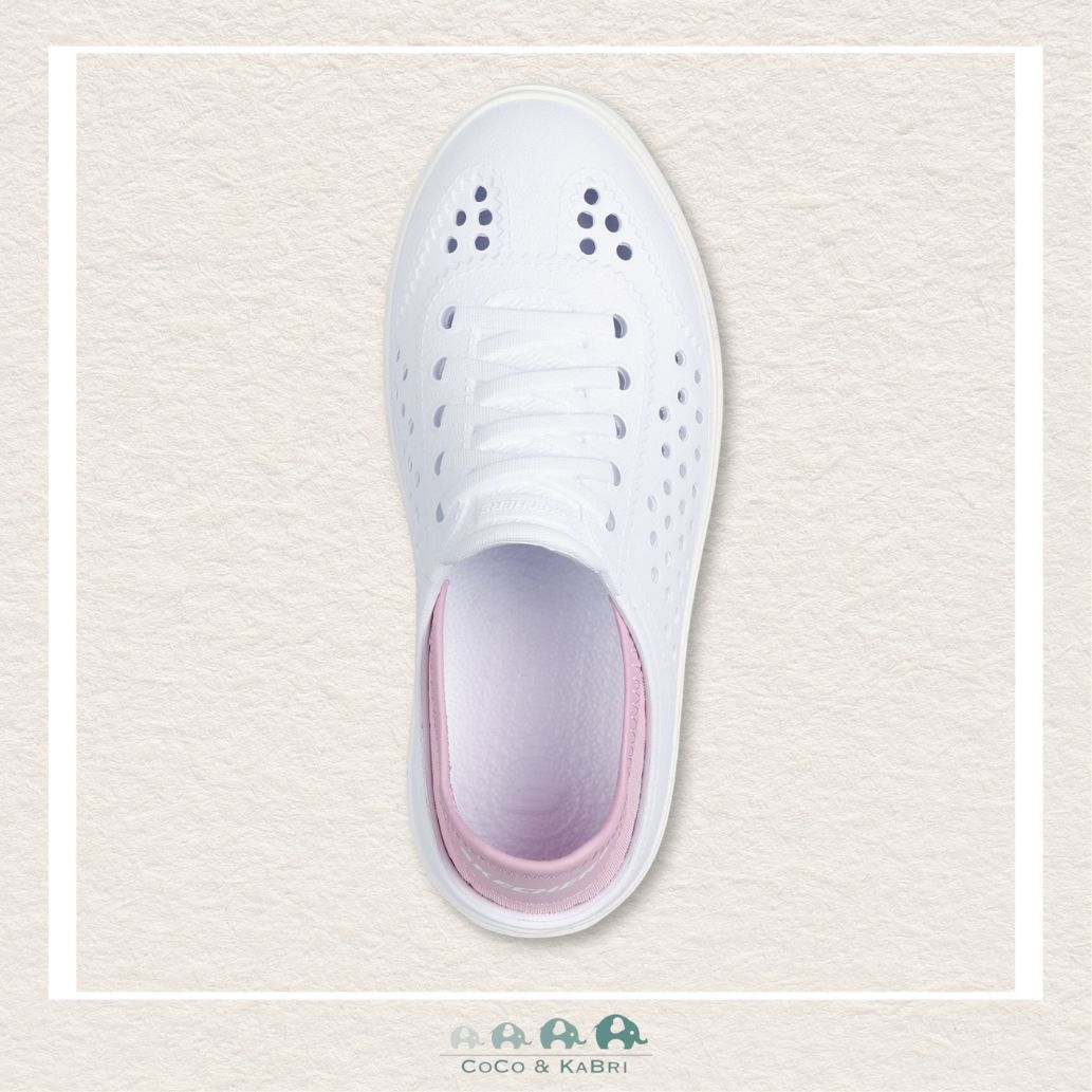 Skechers Girls' Foamies: Breezy Steps - White/Pink (P3 - 40), CoCo & KaBri Children's Boutique