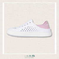 Skechers Girls' Foamies: Breezy Steps - White/Pink (P3 - 40), CoCo & KaBri Children's Boutique