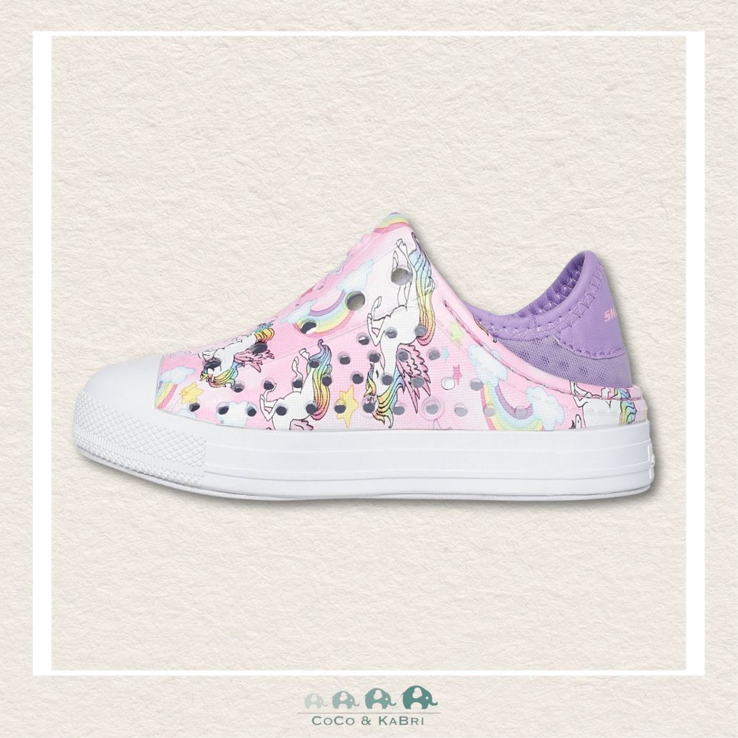 Skechers Girls' Foamies: Guzman Steps - Unicorn & Rain (P2 - 38), CoCo & KaBri Children's Boutique
