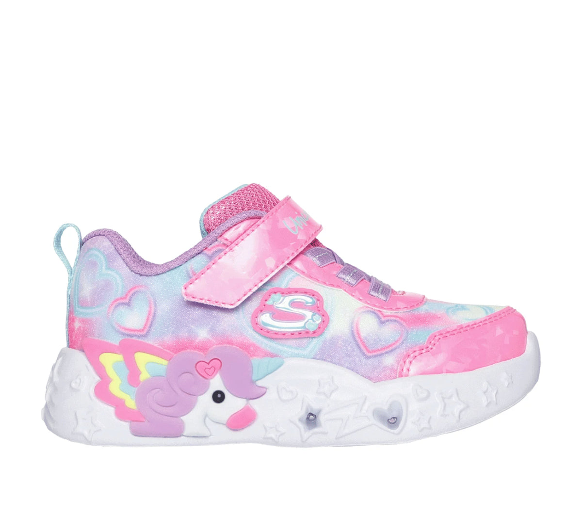 Skechers Girls': Unicorn Charmer - Lil Heart Sparkles (Q3), CoCo & KaBri Children's Boutique