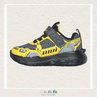Skechers Little Boy Sketch Tracks Yellow Shoes, CoCo & KaBri Children's Boutique