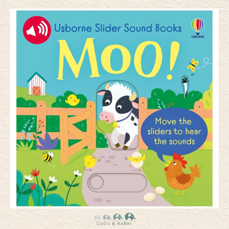Slider Sound Books Moo!, CoCo & KaBri Children's Boutique