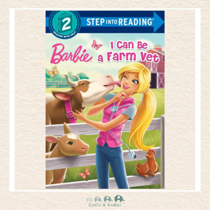 Step into Reading I Can Be a Farm Vet (Barbie), CoCo & KaBri Children's Boutique