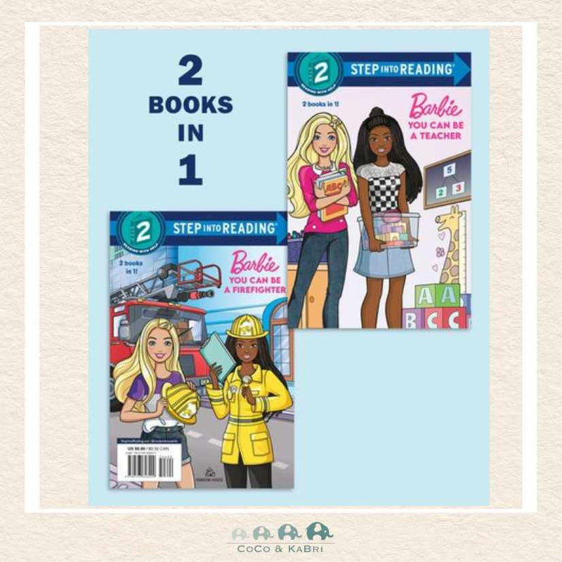 Step into Reading You Can Be a Teacher/You Can Be a Firefighter (Barbie), CoCo & KaBri Children's Boutique