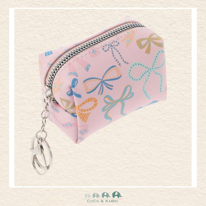 Stephen Joseph: Bag Charm Zipper Pouch - Bows, CoCo & KaBri Children's Boutique, Brooks Alberta Canada