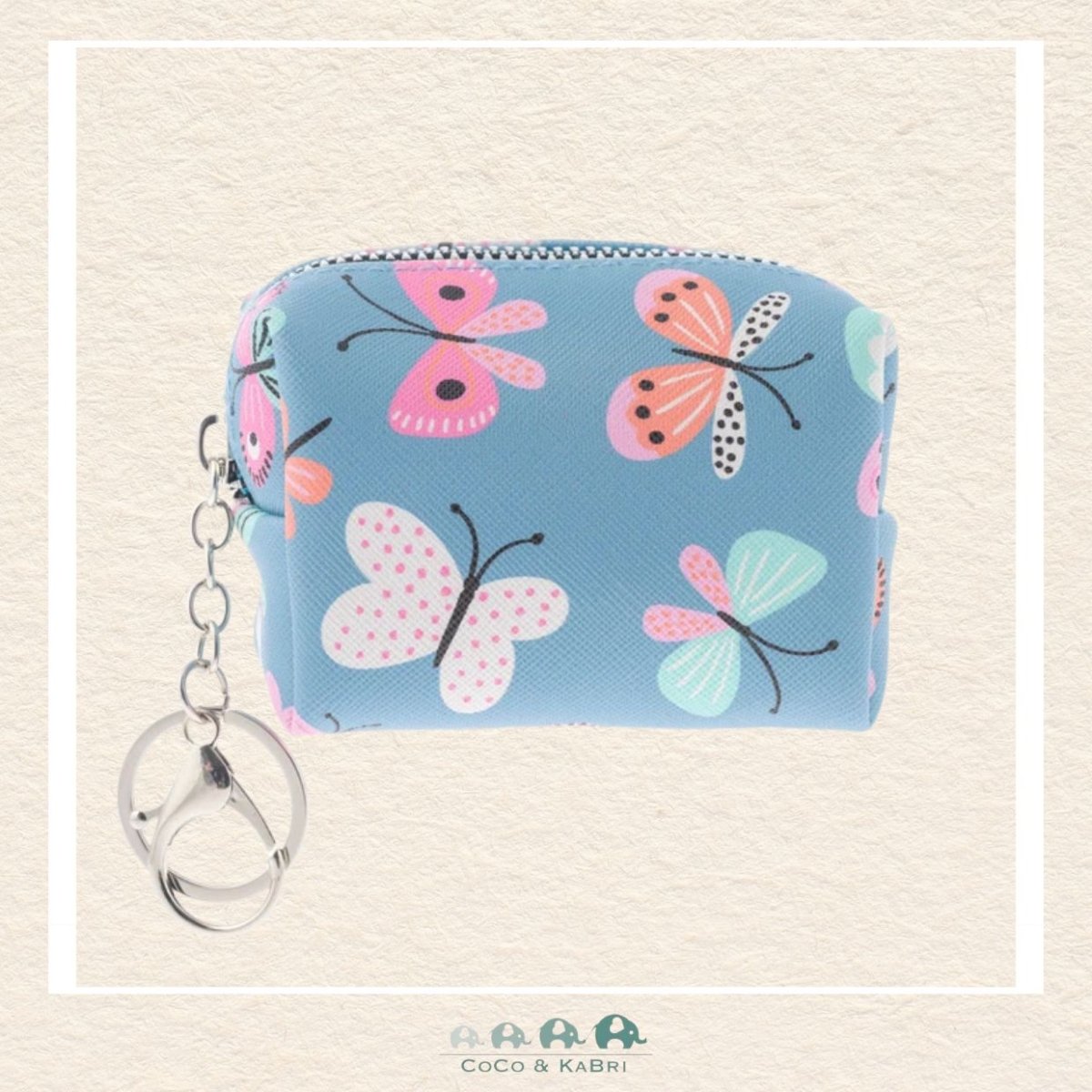 Stephen Joseph: Bag Charm Zipper Pouch - Butterfly, CoCo & KaBri Children's Boutique, Brooks Alberta Canada