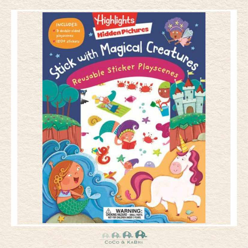 Stick with Magical Creatures Reusable Sticker Playscenes, CoCo & KaBri Children's Boutique