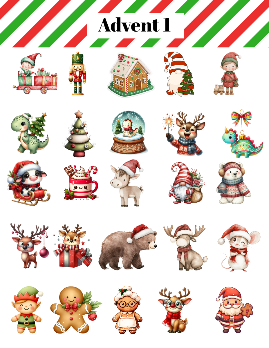 Sticker Advent Packs! 25 Days of Christmas Stickers, CoCo & KaBri Children's Boutique, Brooks Alberta Canada