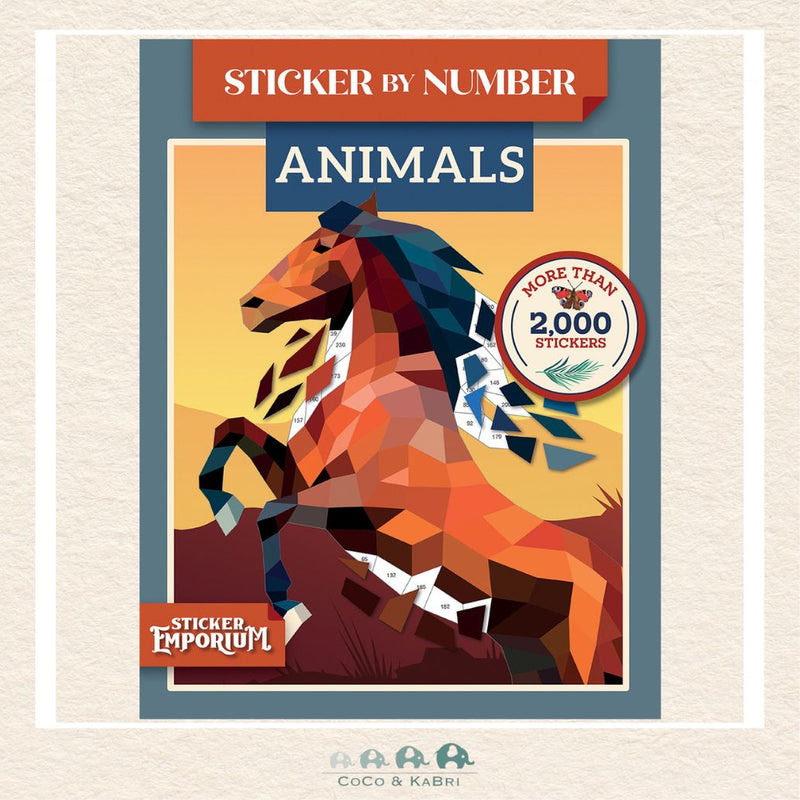 Sticker by Number Animals, CoCo & KaBri Children's Boutique
