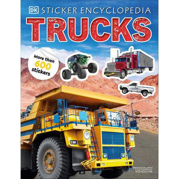 Sticker Encyclopedia Trucks, CoCo & KaBri Children's Boutique, Brooks Alberta Canada