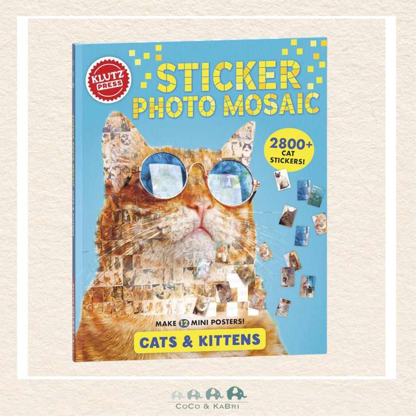 Sticker Photo Mosaic: Cats & Kittens, CoCo & KaBri Children's Boutique