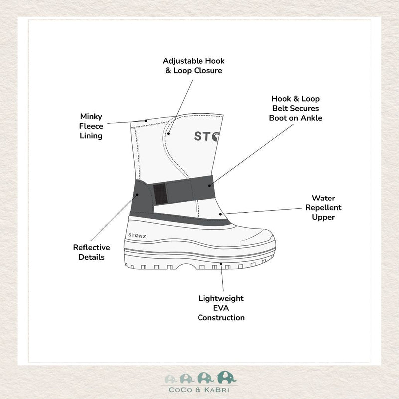 🇨🇦 Stonz - Trek Toddler - Heather Grey, CoCo & KaBri Children's Boutique
