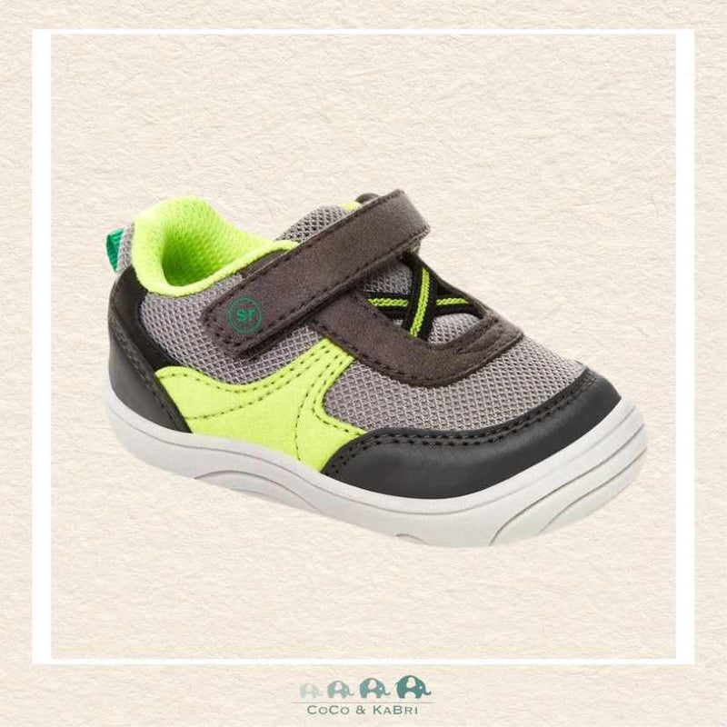 *Stride Rite: GOGO Sneaker - Gray/Neon, CoCo & KaBri Children's Boutique