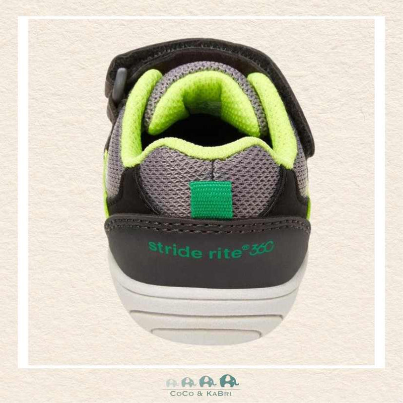 *Stride Rite: GOGO Sneaker - Gray/Neon, Runner, CoCo & KaBri, Children's Boutique
