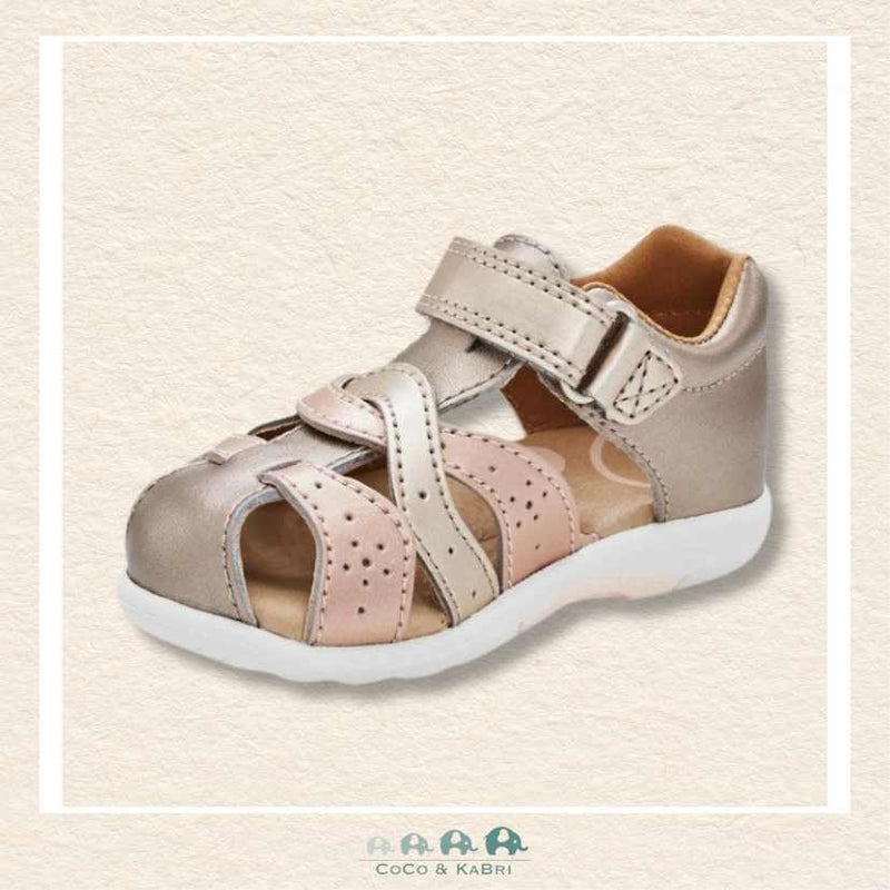 Stride Rite: Xena Sandal - Champagne (*A), CoCo & KaBri Children's Boutique