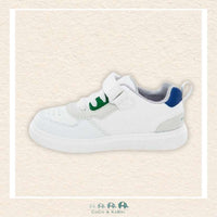 Stride Rite: Zainab White/Blue (P4-315), CoCo & KaBri Children's Boutique