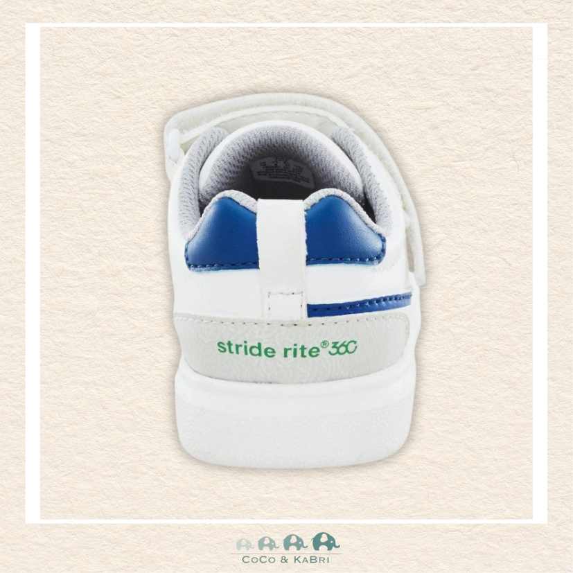 Stride Rite: Zainab White/Blue (P4-315), CoCo & KaBri Children's Boutique