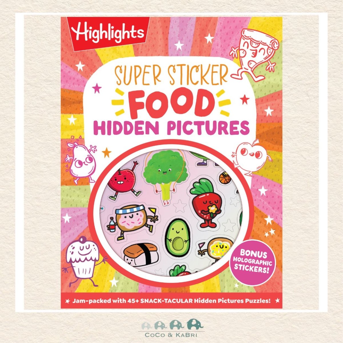 Super Sticker Food Hidden Pictures, CoCo & KaBri Children's Boutique, Brooks Alberta Canada
