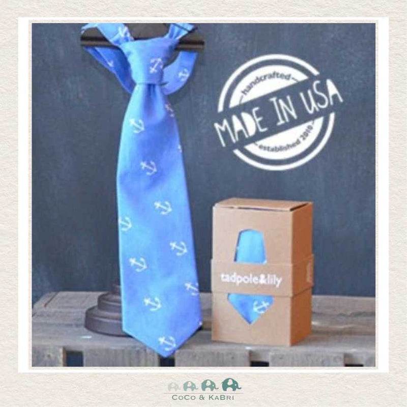 Tadpole & Lily Necktie - Harris Sail Away, CoCo & KaBri Children's Boutique