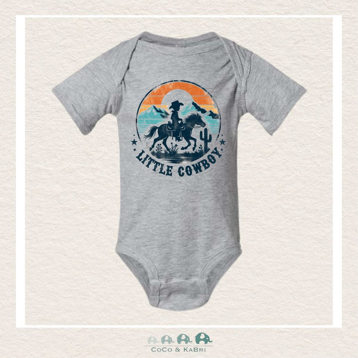 "The Alex" Gray Diaper Shirt - Little Cowboy, CoCo & KaBri Children's Boutique