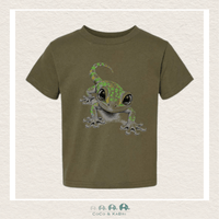 "The Alex" - Toddler Gecko Tshirt (Green), CoCo & KaBri Children's Boutique, Brooks Alberta Canada
