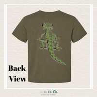 "The Alex" - Toddler Gecko Tshirt (Green), CoCo & KaBri Children's Boutique, Brooks Alberta Canada