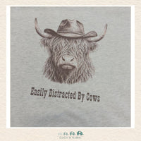 "The Alex" - Toddler Heathered T-Shirt - Easily Distracted by Cows, CoCo & KaBri Children's Boutique, Brooks Alberta Canada