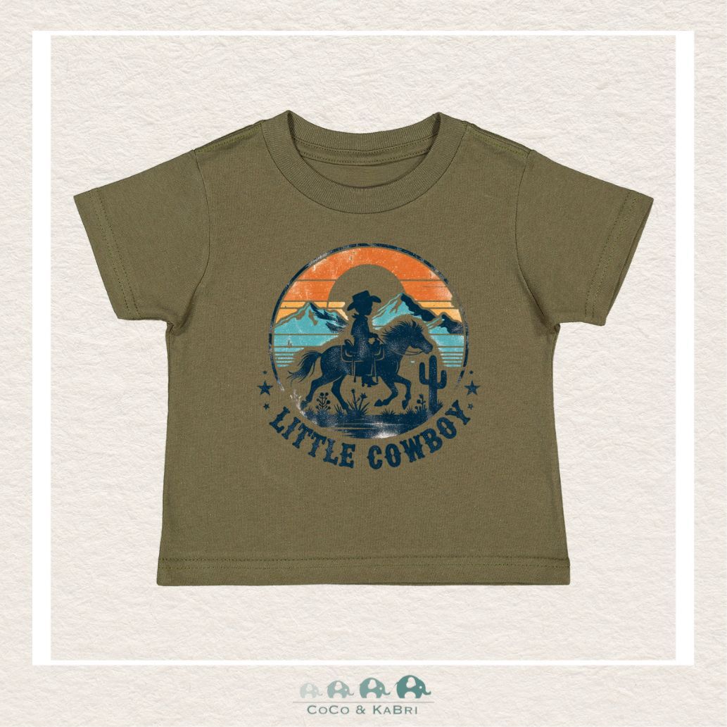 "The Alex" - Toddler Military Green Tee - Little Cowboy, CoCo & KaBri Children's Boutique