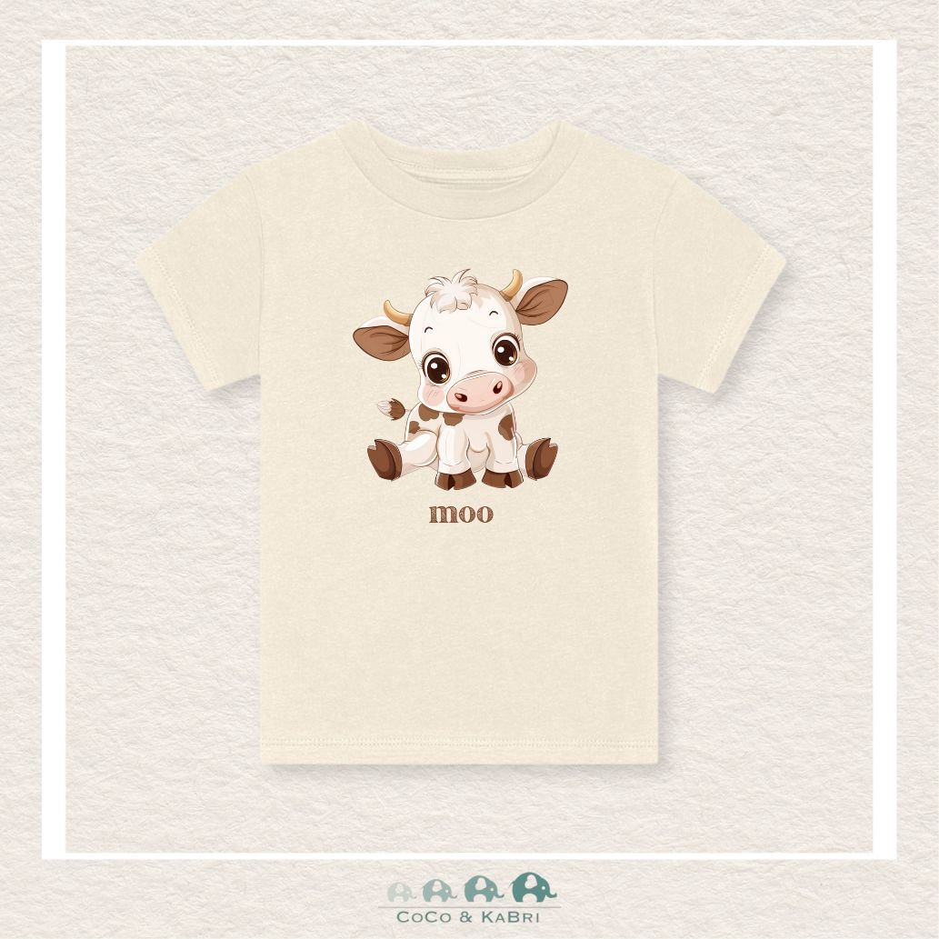 "The Alex" - Toddler Tee "Moo", CoCo & KaBri Children's Boutique