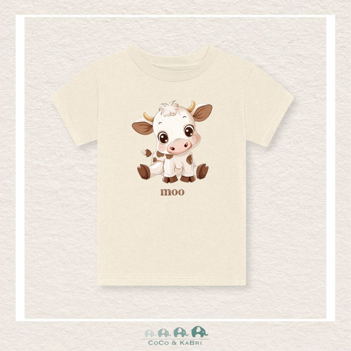 "The Alex" - Toddler Tee "Moo", CoCo & KaBri Children's Boutique