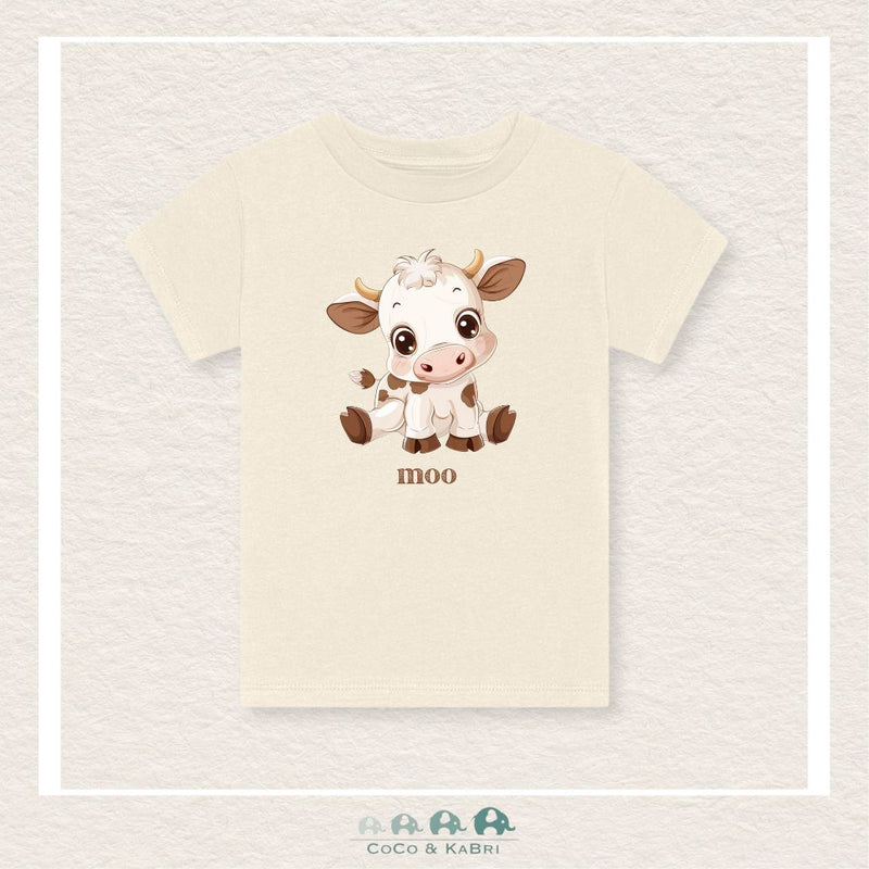 "The Alex" - Toddler Tee "Moo", CoCo & KaBri Children's Boutique