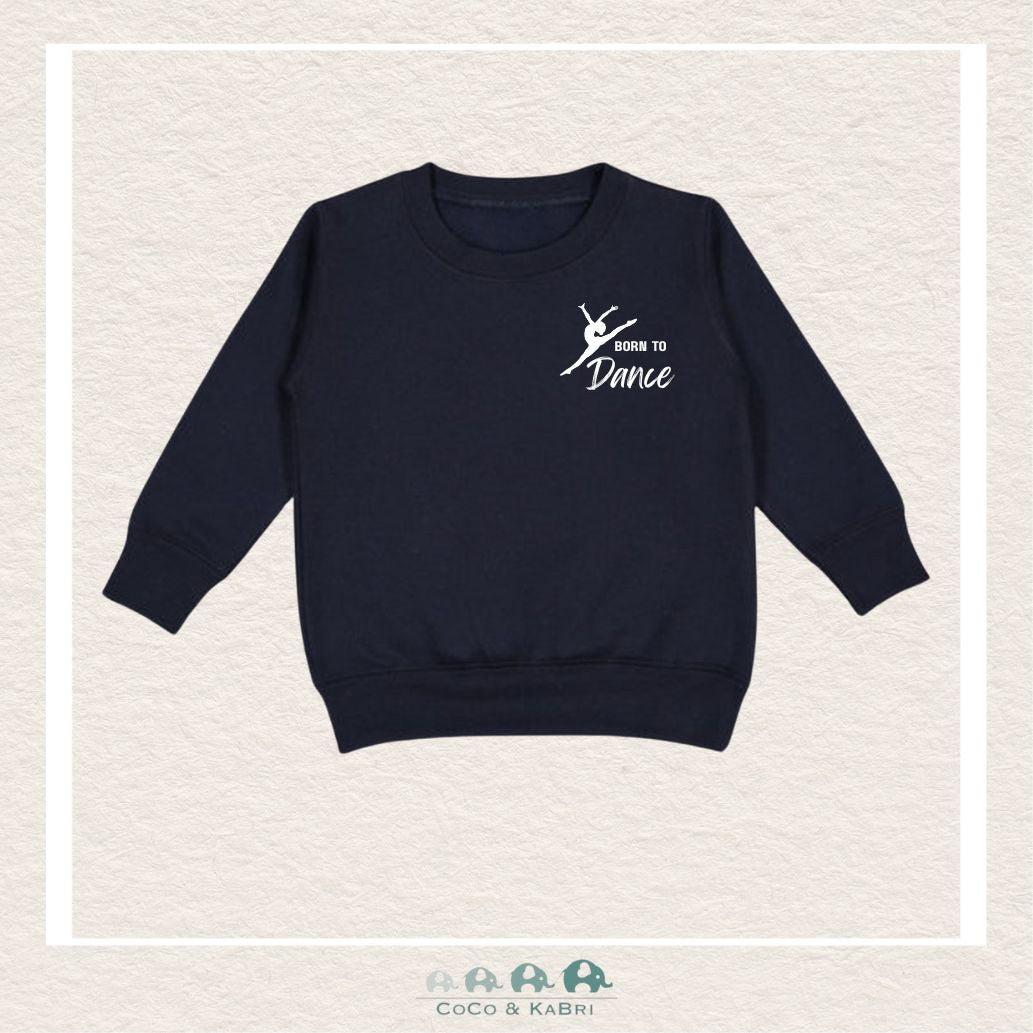 "The Bailey" Youth Sweatshirt - Black - Born to Dance (Pocket), CoCo & KaBri Children's Boutique