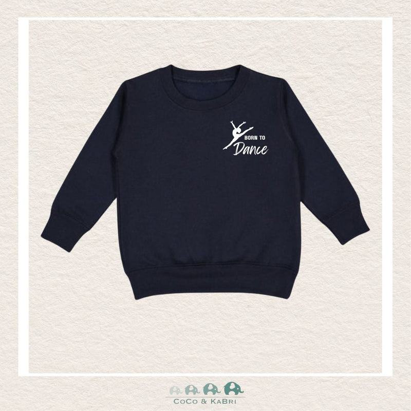 "The Bailey" Youth Sweatshirt - Black - Born to Dance (Pocket), CoCo & KaBri Children's Boutique