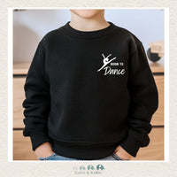 "The Bailey" Youth Sweatshirt - Black - Born to Dance (Pocket), CoCo & KaBri Children's Boutique