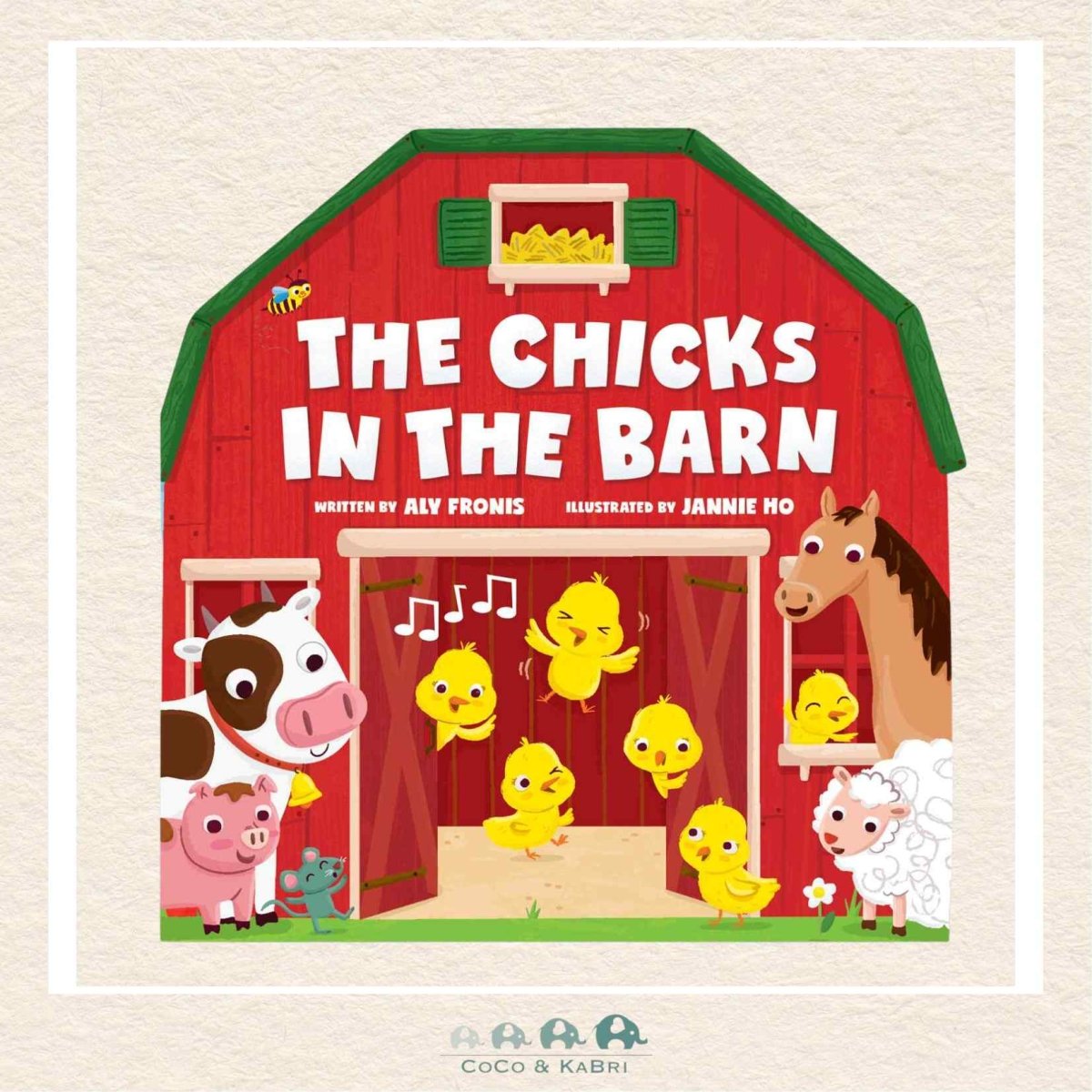 The Chicks in the Barn (A Barn-Shaped Novelty Board Book for Toddlers), CoCo & KaBri Children's Boutique, Brooks Alberta Canada