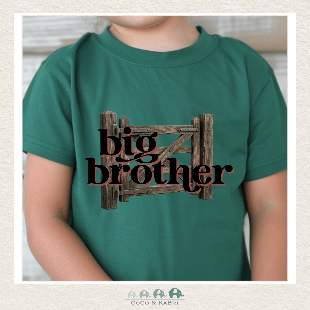 "The Jordan" Toddler Green Tee - Big Brother, CoCo & KaBri Children's Boutique