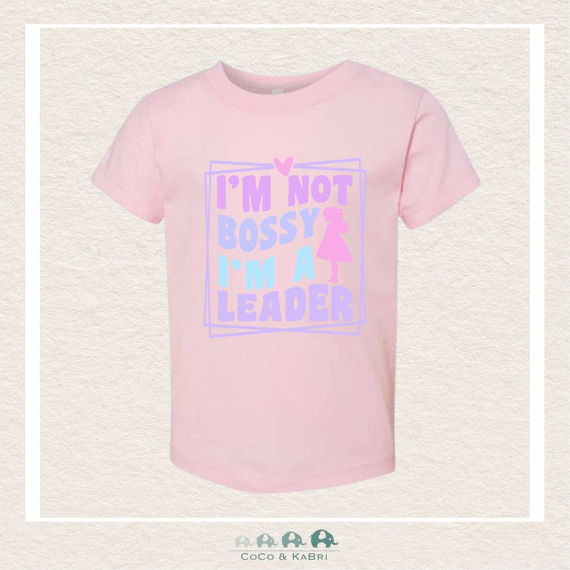 "The Jordan" Toddler Pink Tee - I'm Not Bossy, CoCo & KaBri Children's Boutique