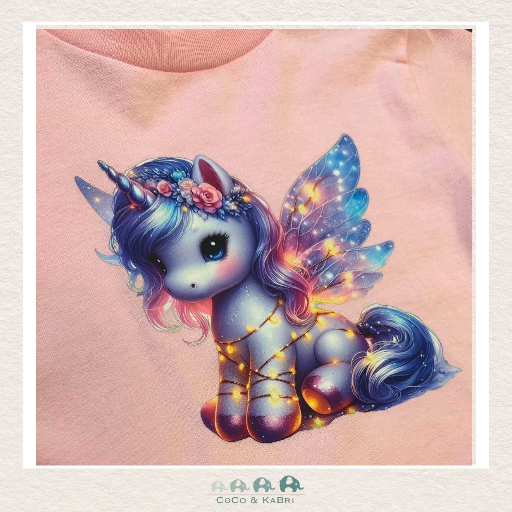 "The Jordan" Toddler Pink Tee - Unicorn, CoCo & KaBri Children's Boutique