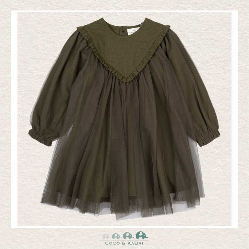 The New: Siblings Green Dress, CoCo & KaBri Children's Boutique