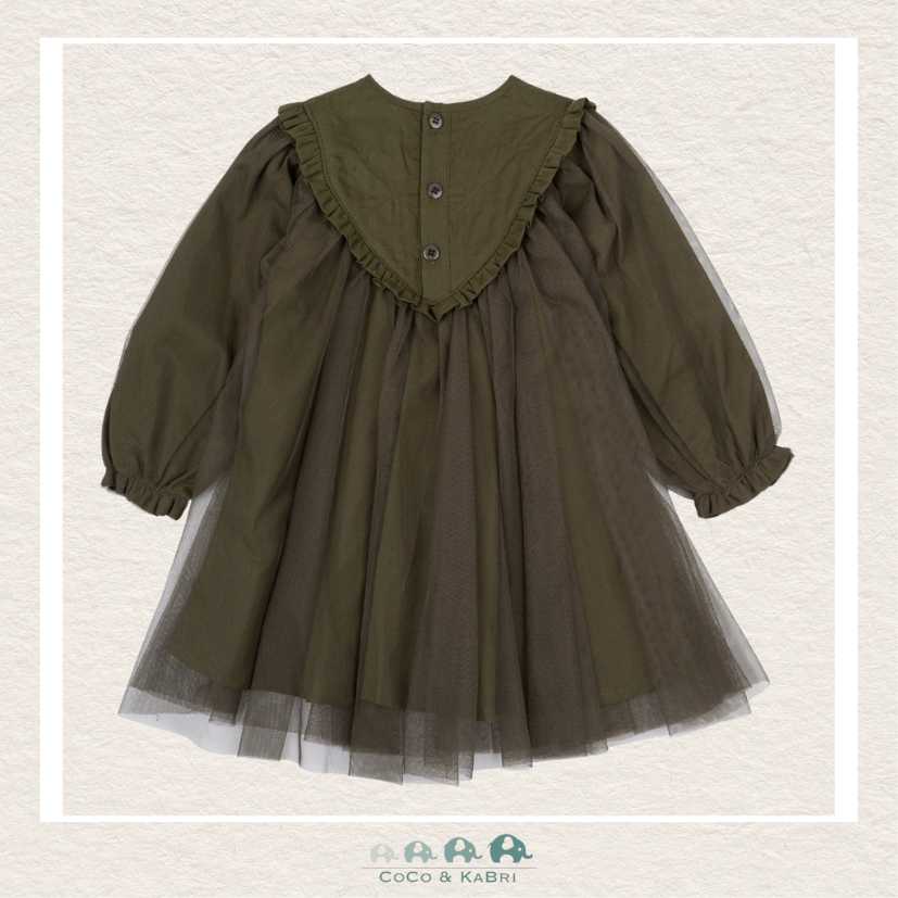 The New: Siblings Green Dress, CoCo & KaBri Children's Boutique