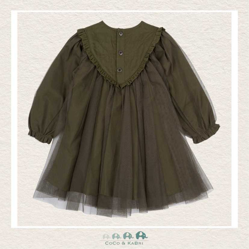 The New: Siblings Green Dress, CoCo & KaBri Children's Boutique
