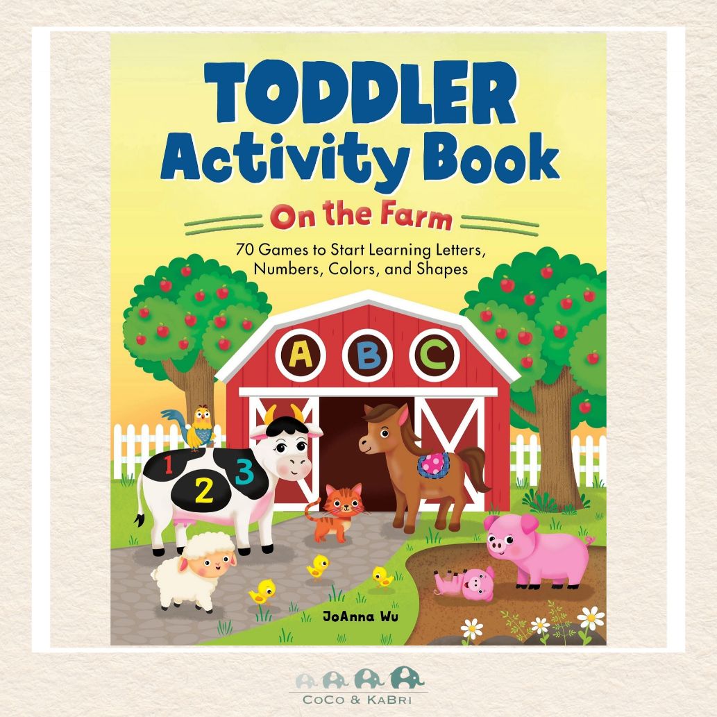 Toddler Activity Book On the Farm, CoCo & KaBri Children's Boutique, Brooks Alberta Canada